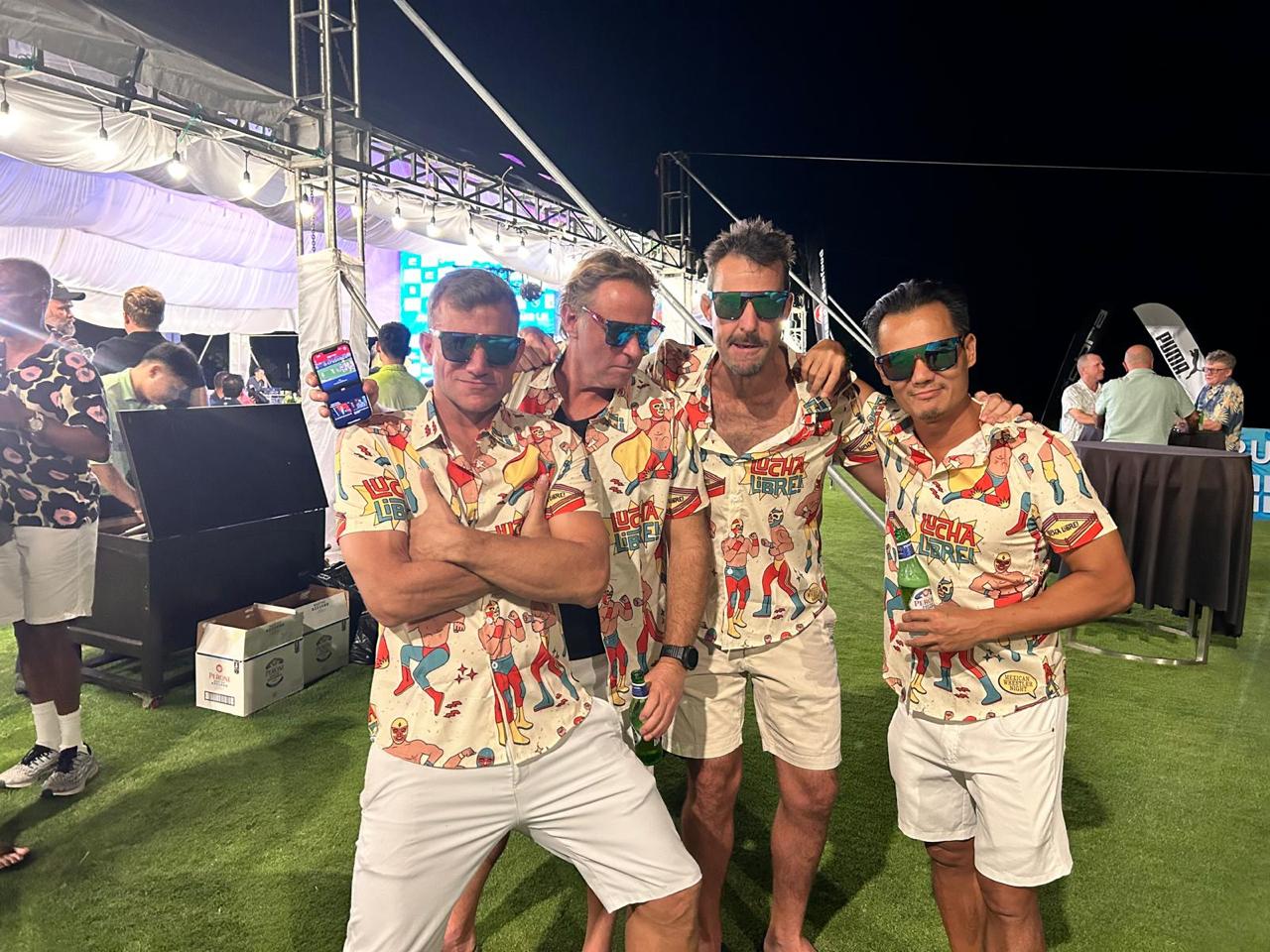 Night time celebrations and networking at Laguna Lang Co